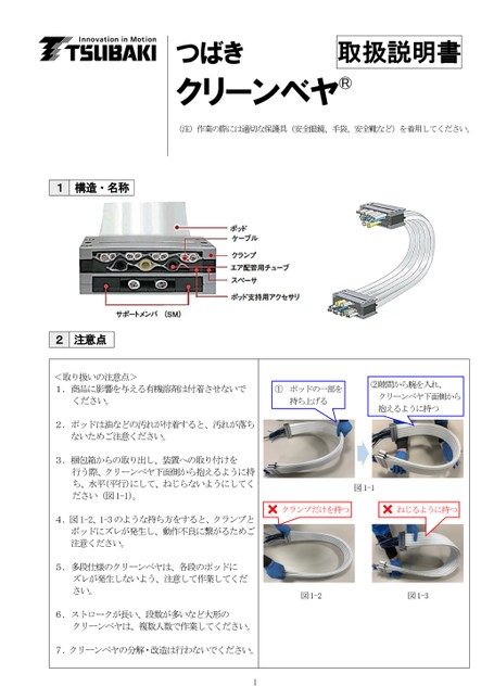 CLEANVEYOR CV使用說明書