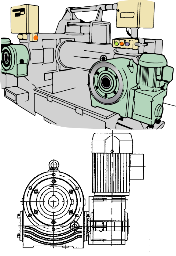 橡膠混煉軋輥寬度調整