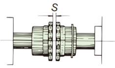 用固定螺釘固定鏈輪