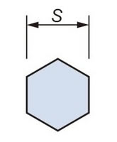 鉸刀螺栓的兩面間尺寸
