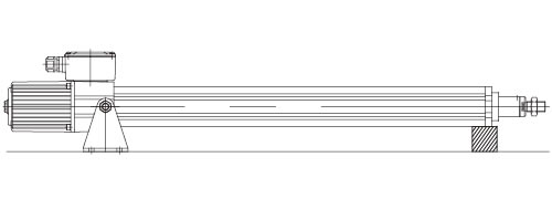 フレーム先端支持(固定不可)