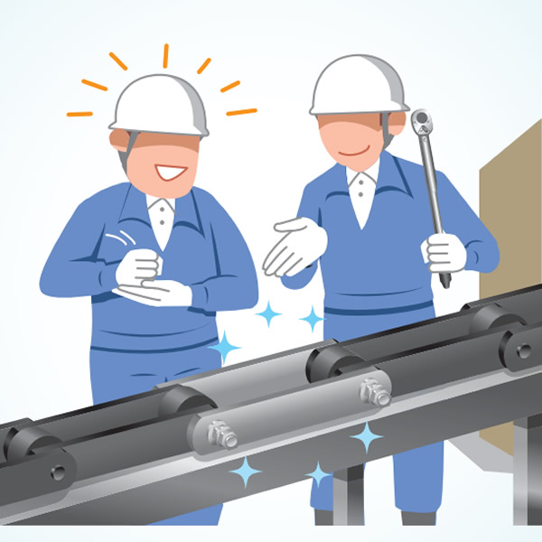 ハンマー作業が不要に