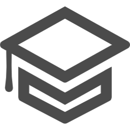 大學帽圖標
